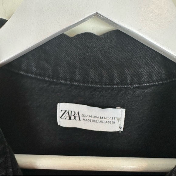 Zara Black Denim Romper - Picture 8 of 13